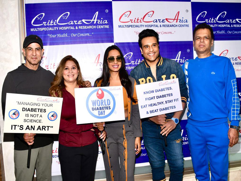 Bollywood celebrities attend Mumbai hospitals awareness drive against Diabetes