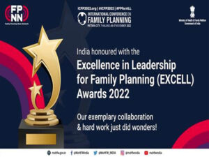 India wins Excellence in Leadership in Family Planning Award 2022