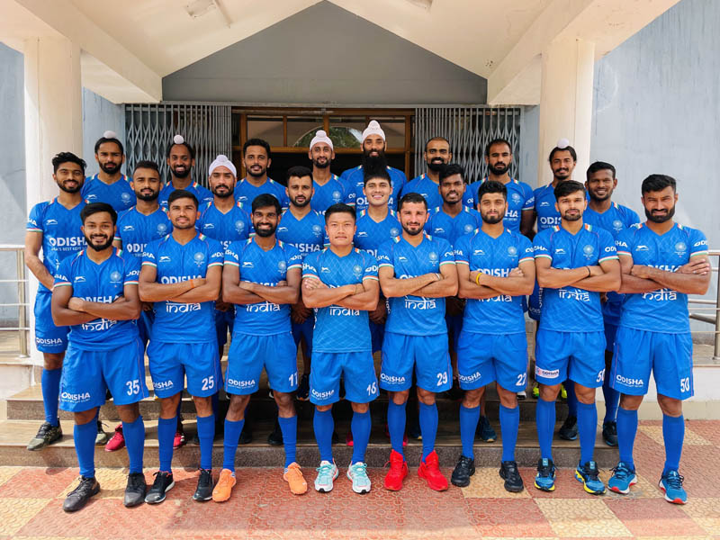 Indian Mens Hockey Team for tour of Australia