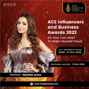 Malaika Arora To be the Chief Guest at ACE Business and Influencers Awards 2022