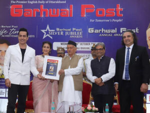 Sudhanshu Pandey bags the Garhwal Post Award