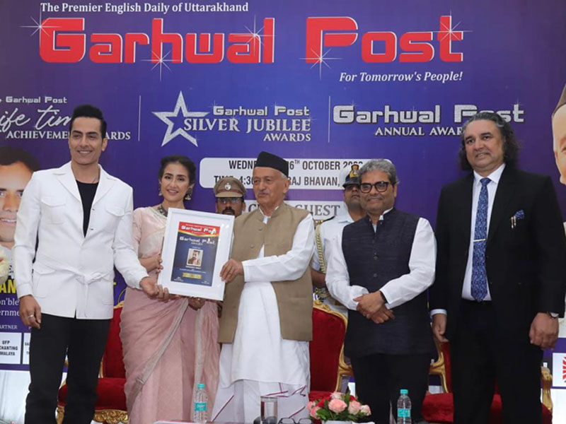 Sudhanshu Pandey bags the Garhwal Post Award