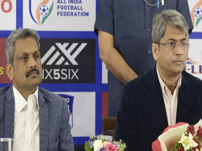 aiff president kalyan chaubey and secretary general shaji prabhakaran