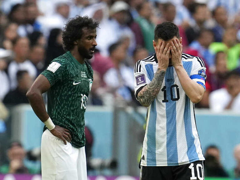 messi argentina saudi arabia world cup upset