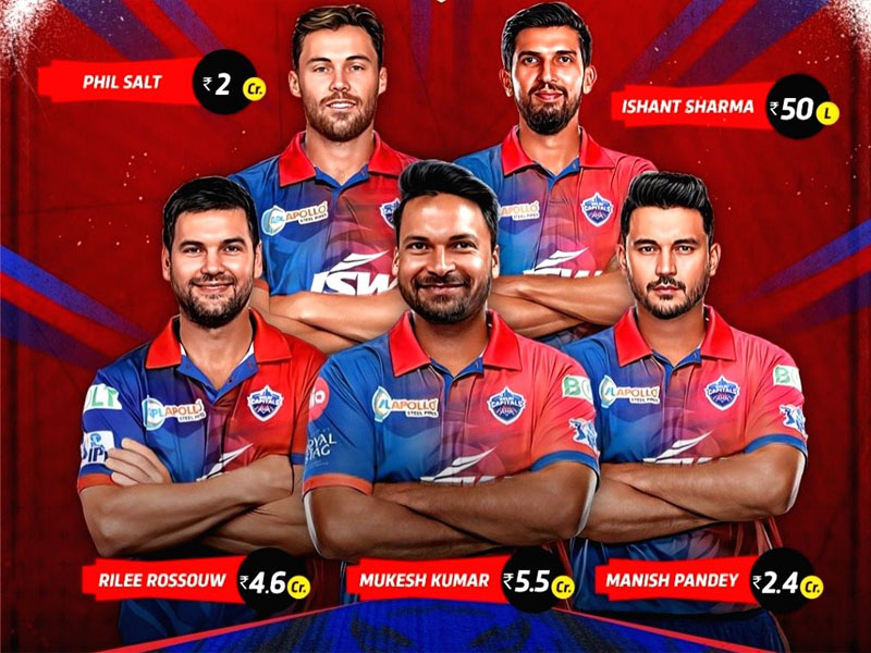 Delhi Capitals Make Exciting Additions at IPL Mini Auction 2023