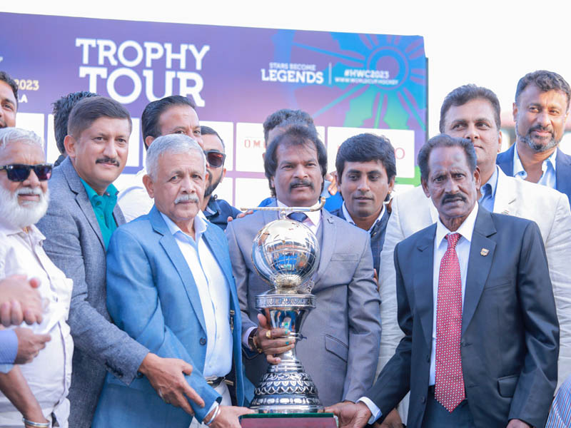 Hockey fever engulfs Bengaluru as World Cup Trophy arrives in the IT Capital