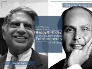 happy birthday to mr ratan tata and mr dhirubhai ambani