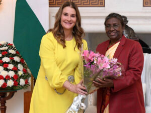 melinda french gates calls on the president