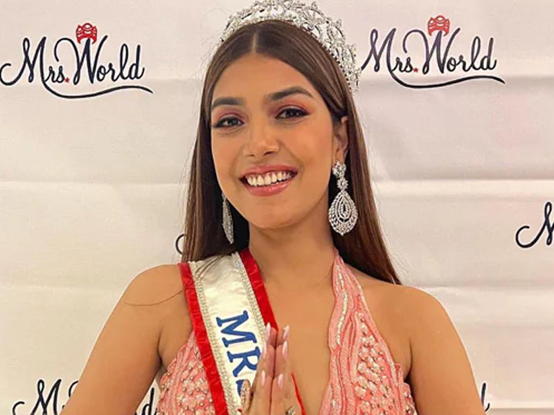 sargam koushal wins mrs world 2022