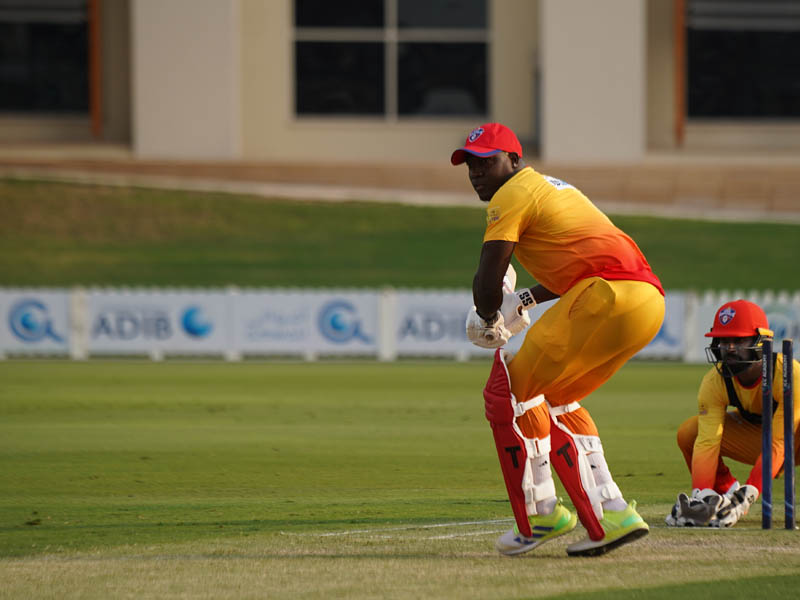 Dubai Capitals Captain Rovman Powell during training