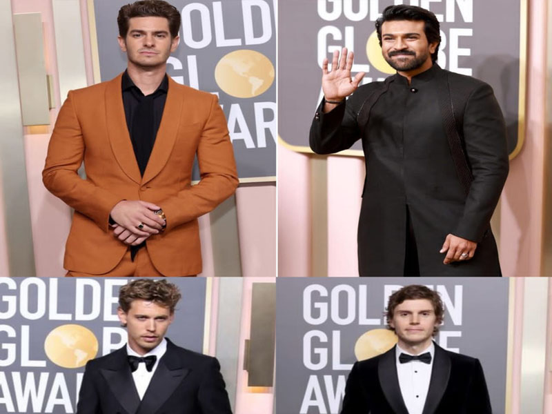 Ram Charan featured on Esquires Best Dressed Men of the 2023 Golden Globes