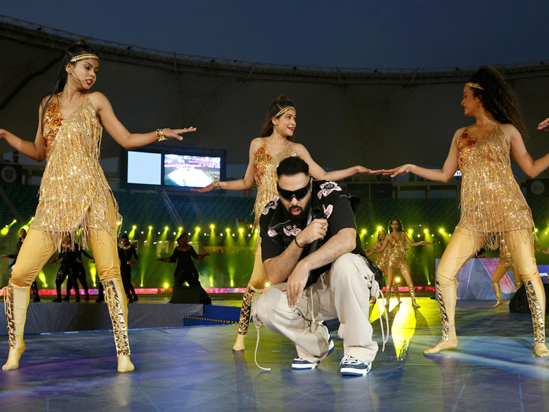 Superstar Badshah dazzles the crowd at the DP World ILT20 opening ceremony