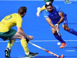 india shock australia 4 3 in 3rd hockey test