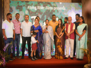 Rima with Toras Husband cast at trailer launch in Assam