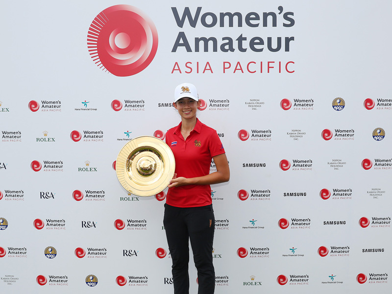Eila Galitsky winner of the Womens Amateur Asia Pacific Championship