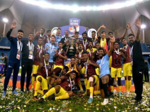 Karnataka beats Meghalaya 3 2 to clinch Santosh Trophy football