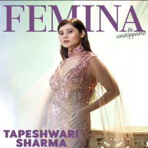 Tapeshwari shines on the cover of a popular magazine