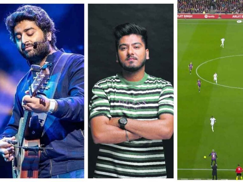 bairiya by arijit singh reaches a global audience at el clasico match in camp nou