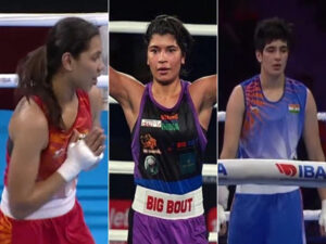 four medals confirmed as nikhat lovlina saweety and nitu storm into womens world boxing championships