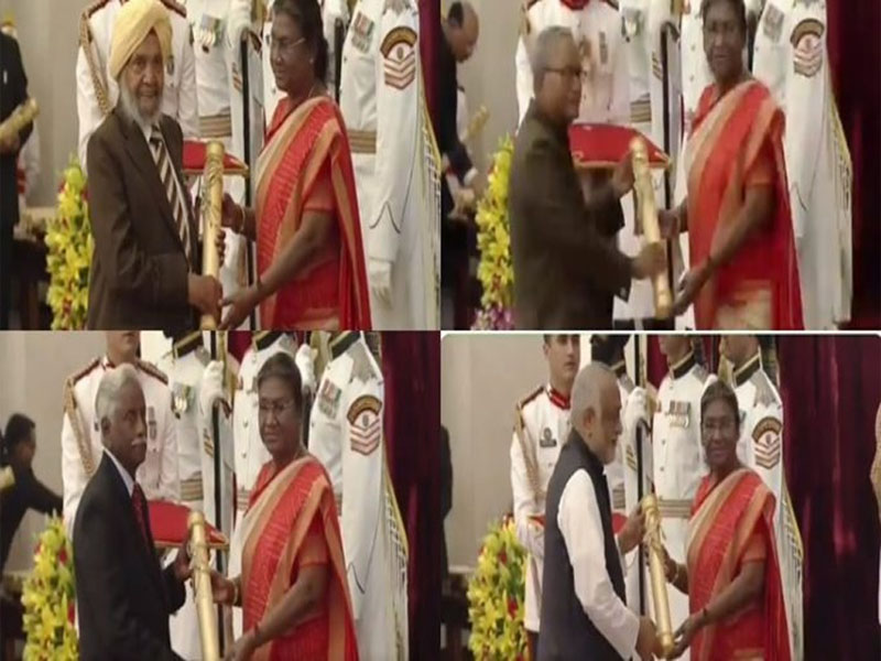 president droupadi murmu confers padma awards for 2023 at rashtrapati bhavan