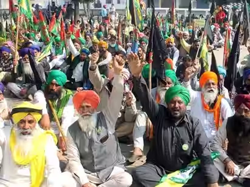 sanyukt kisan morcha protest in delhi kisan mahapanchayat