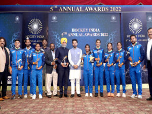 winners of the Hockey India 5th Annual Awards 2022