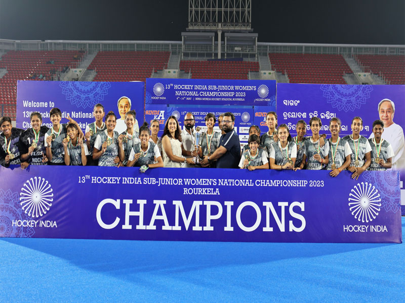Hockey Haryana crowned Champions of 13th Hockey India Sub Junior Women National Championship 2023