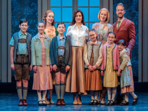 Nita Mukesh Ambani with the cast of Indias first International Broadway Musical The Sound of Music