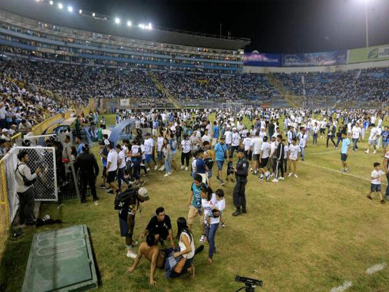 el salvador stadium stampede at soccer match