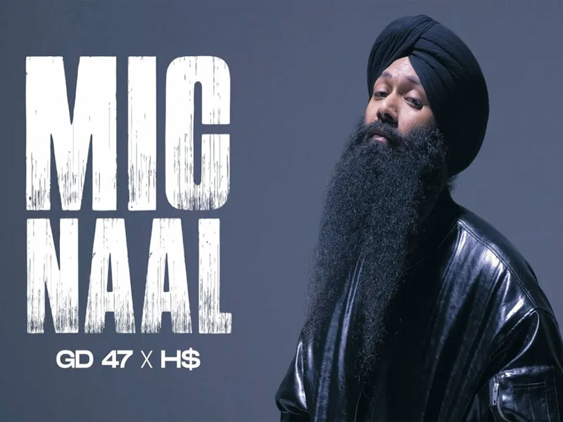 rapper gd 47 releases his new song mic naal with emcee h