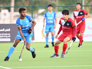 Indian Junior Mens Hockey Team defeat Korea 9 1