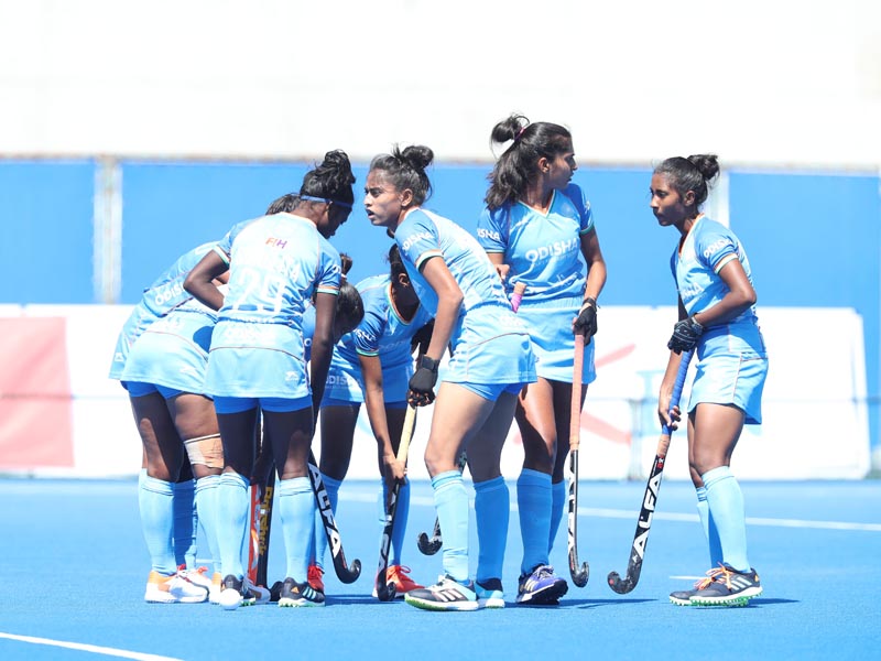 Indian Junior Women Team in action