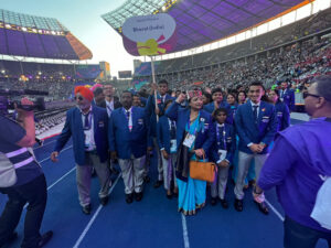 Indian contingent at Special Olympics World Games Opening Ceremony