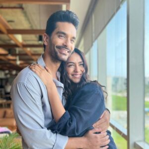 Mrunal Thakur and Angad Bedi are all smiles in their adorable pictures together from Lust Stories 2