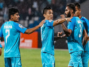 india beat pakistan 4 0 in saff championship sunil chhetri nets hattrick