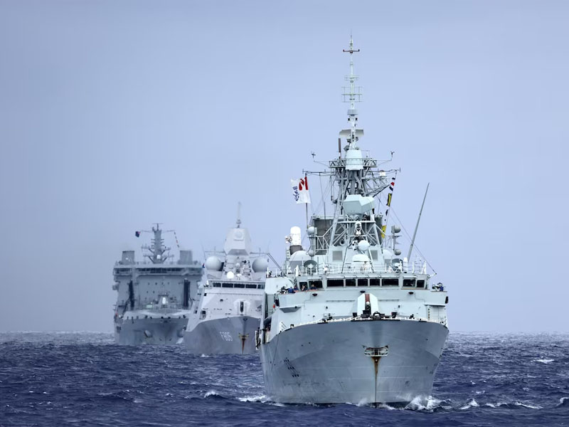 us canadian warships sail through taiwan strait