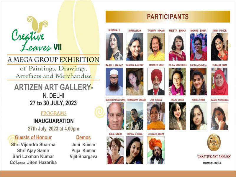 Creative Art Affairs is back in Delhi with a talented group of artistes