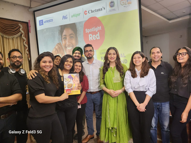 Disha Parmar unveiled the teaching learning modules that offer comprehensive resources and strategies on period and puberty education