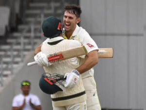 ashes 2023 3rd test mitchell marsh s century put australia ahead on day 1