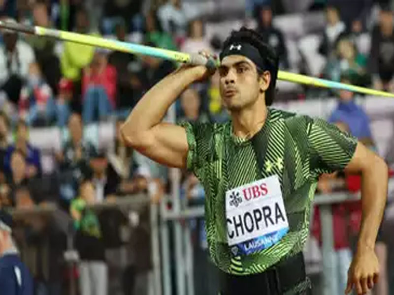 neeraj chopra wins gold medal in lausanne diamond league