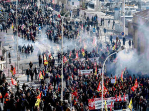 unrest unleashed mass arrests as protests rock france