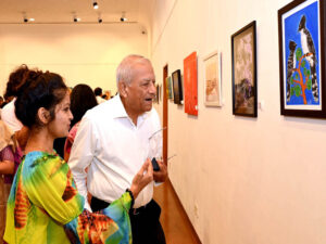 Anushree S. Jaiswal brings her monsoon inspired paintings to CHATAK 2023