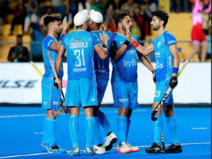 Harmanpreet Singh in conversation with the Indian Mens Hockey Team