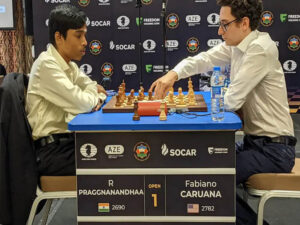 indias teen chess prodigy r praggnanandhaa storms into world chess cup finals stuns fabiano caruana