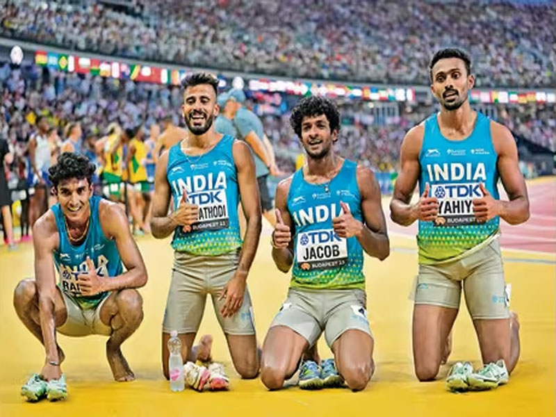 India mens 4x400m relay team