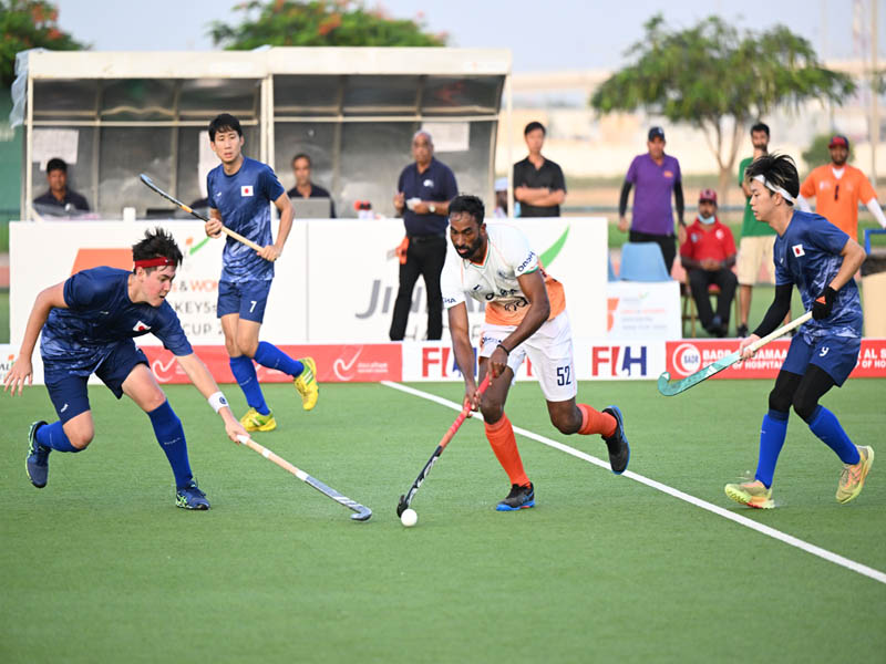 Indian Mens Hockey Team against Japan