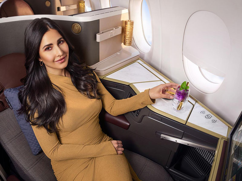 Katrina Kaif returns as Brand Ambassador of Etihad Airways