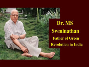 MS Swaminathan Father of Green Revolution
