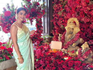 Pooja Hedge celebrates Ganesh Chaturthi