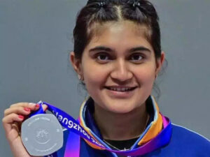 Womens 10m Air Pistol Palak wins gold